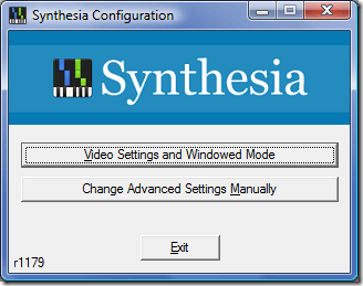 Synthesia Configuration Tool