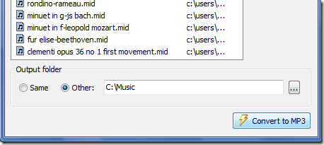 Convert MIDI Files