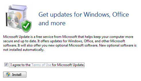 get update for software