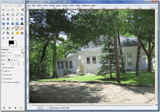 GIMP Photo Processing Software