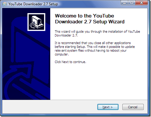Install YouTube Downloader