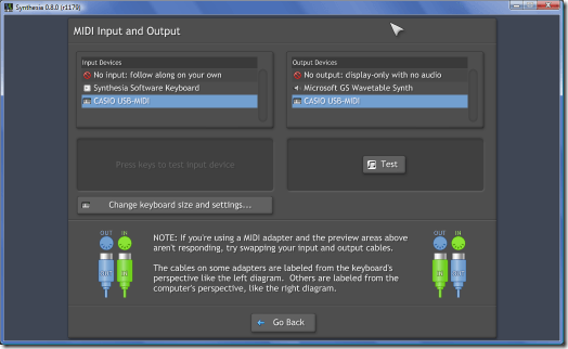 Synthesia Keyboard Setup