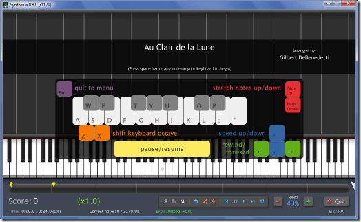 Synthesia Song Settings