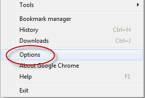 Chrome Options