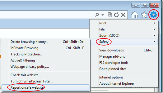 IE9 Safety Features