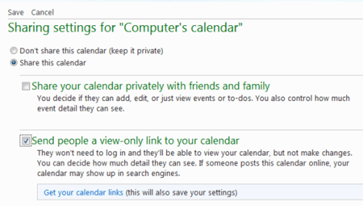sharewindowslivecalendar