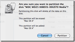 Partition Started OS X