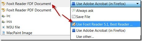 choose foxit