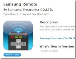 Samsung Remote App