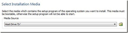 Select Install Media