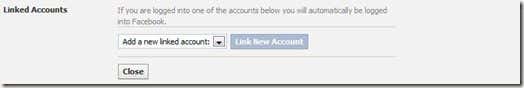 Facebook Linked Accounts