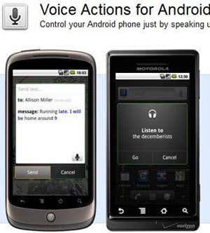 Google Voice Actions for Android