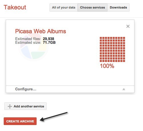picasa web albums backup
