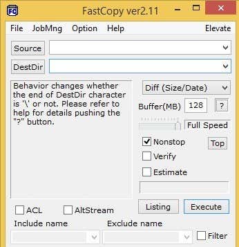 faster file copying