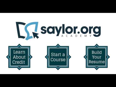 How Saylor Academy Can Help You