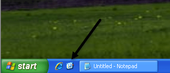 how on the way to change the quick launch toolbar on inside windows xp