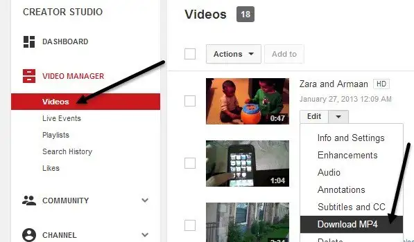 download youtube video