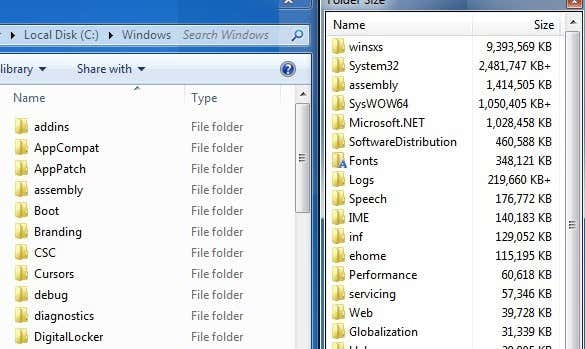 folder size window