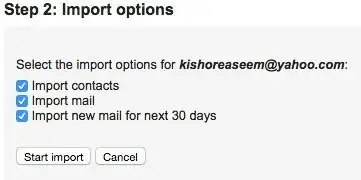 import yahoo email