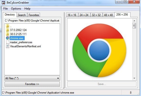 Icon Catcher - icon extractor