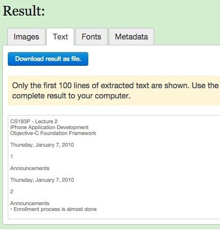 Extract Text from PDF and Image Files - 19