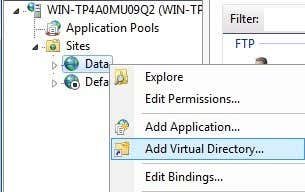 add virtual directory