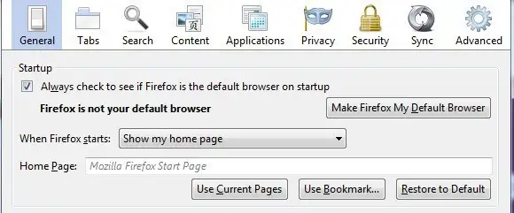  - firefox home pages