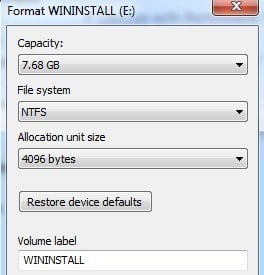 How to Format USB Drive and Memory Stick with NTFS - 63