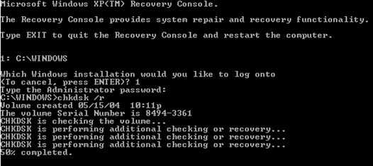 chkdsk