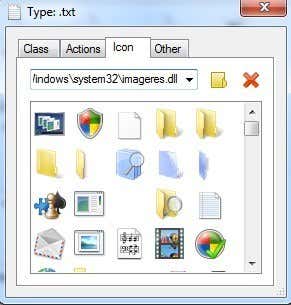 types icon tab