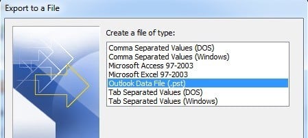 outlook web app export contacts