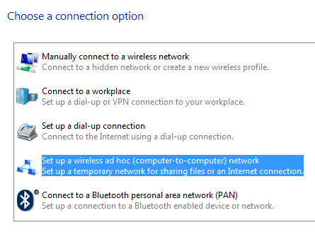 setup ad hoc connection - Online Tech Tips setup ad hoc connection - setup ad hoc connection