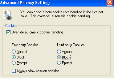 desactivar cookies