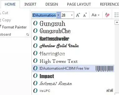 Use Microsoft Word as a Barcode Generator - 44