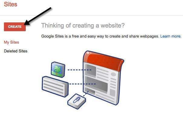create a site