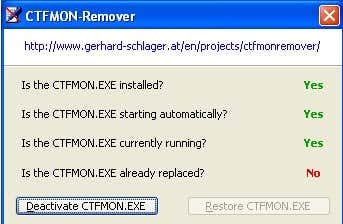 ctfmon remover