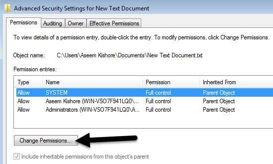 permissions file windows folder change tips tech firecontrol security troubleshooting open package says error include settings computer writable library unable