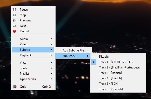 load subtitle to final media player