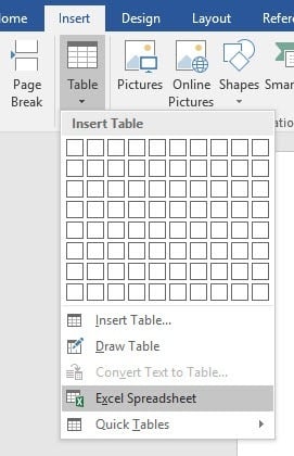 Insert an Excel Worksheet into a Word Doc - 22