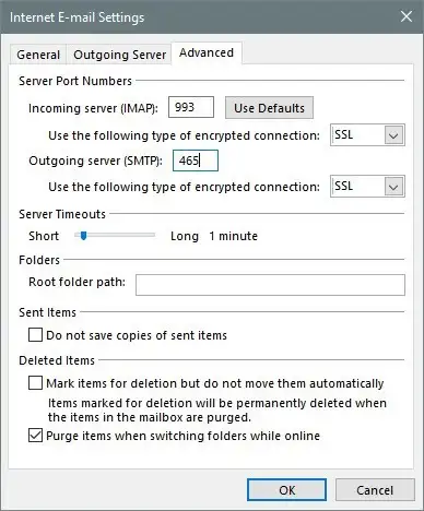 to Access Mail using POP3 IMAP