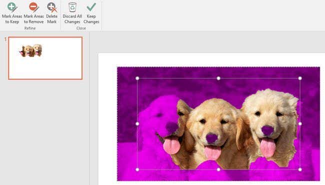 powerpoint remove background