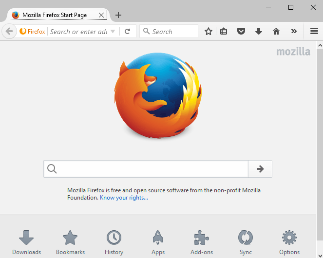 Firefox principal