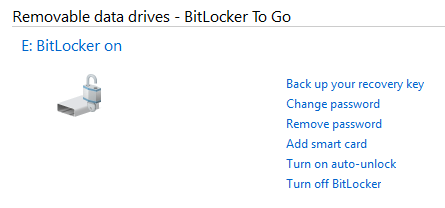 turn off bitlocker
