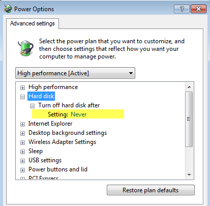 turn off window fade in windows 7