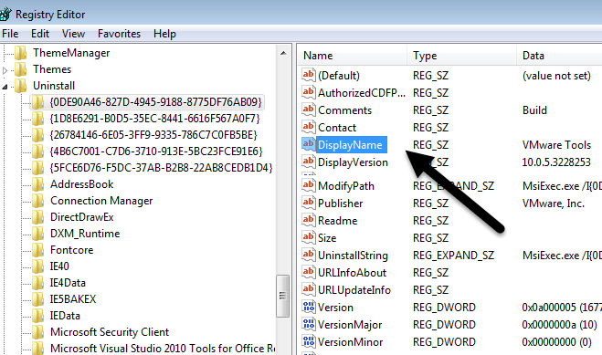 painel de controle distribuir remover programas desaparecidos