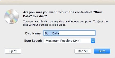 burn program for mac