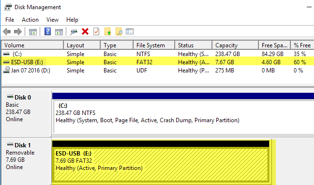 hdd not showing up in disk management