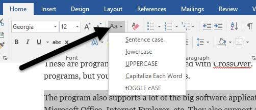 make large and small caps in word for mac make large and small caps in word for mac