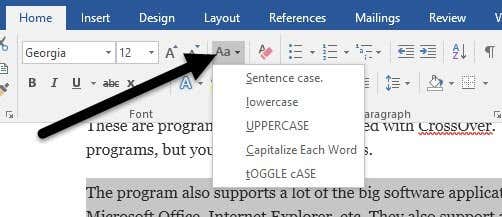 how to lock text in word