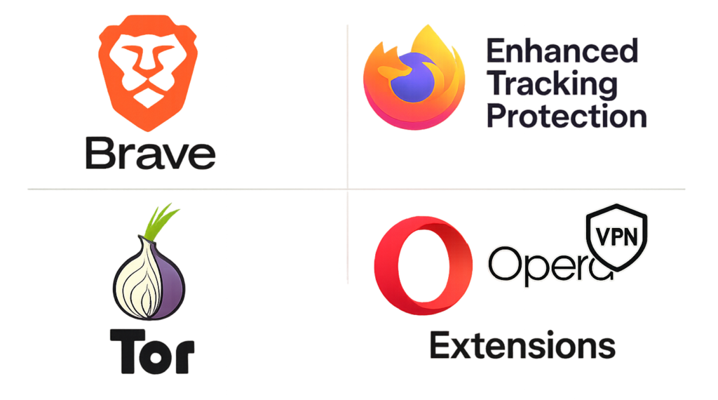 alternatives to incognito - Online Tech Tips Best alternatives to using Google Chrome: Brave, Firefox with enhanced protection, Tor browser, Opera + VPN